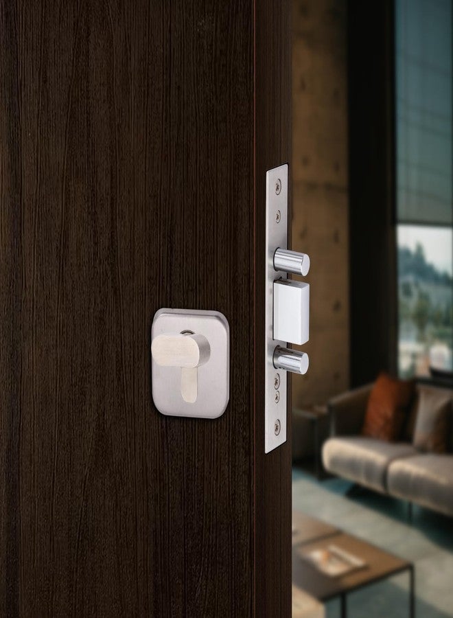 Kunal قفل كونال للباب الرئيسي، أسطوانة 70 مم مع 3 مفاتيح نحاسية محوسبة، مصنوع من الفولاذ المقاوم للصدأ (عبوة من قطعة واحدة). - Image 2